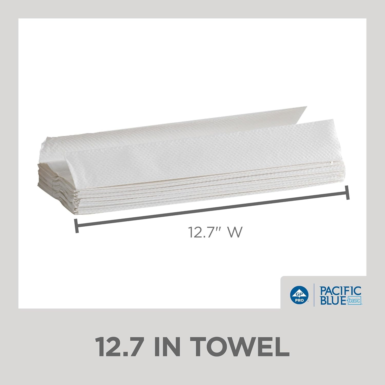 Pacific Blue Basic‚ C-Fold Paper Towels (Previously Branded Acclaim) by GP PRO, White, 20603, 240 Towels per Pack, 10 Packs per case