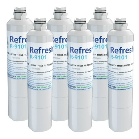 Replacement Water Filter for Samsung DA29-00020B Refrigerator Water Filter - Refresh R-9101 (6