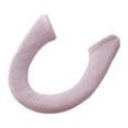 thumbnail image 1 of Funda de asiento de inodoro más gruesa, cálida, portátil, sencilla, reutilizable, de fácil limpieza, cojín para asiento de inodoro, para viajes, Violeta rosa, 1 of 8