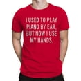 thumbnail image 2 of Piano Humor Gift Men's T-shirt, 2 of 3