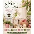 thumbnail image 6 of White Watering Can Metal - 1 L Vintage Sprinkling Can with Removable Spout - Galvanized Steel Water Cans for Indoor Outdoor Plants - Long Spout Garden Irrigation Tool for Flowers (White), 6 of 7