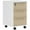 Oak, variant on HOMCOM Vertical Filing Cabinet with Lock, 3 Drawer File Cabinet, Grey