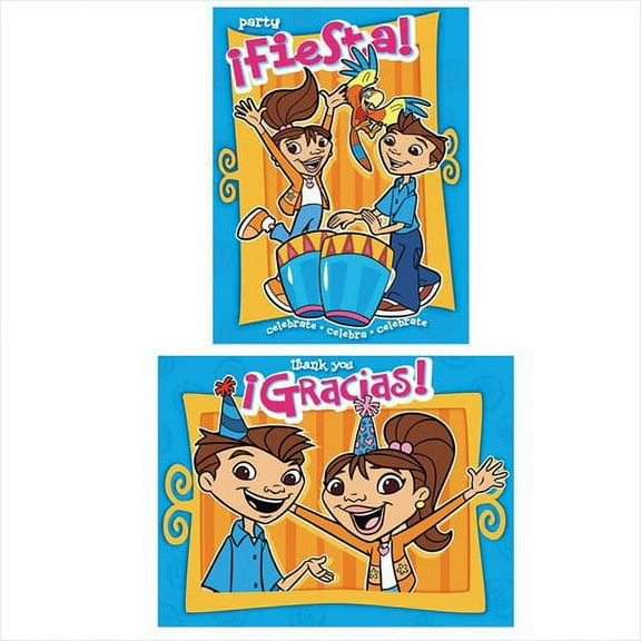 Maya And Miguel Invitations And Thank You Notes w/ Envelopes (8ct ea.)
