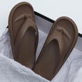 thumbnail image 7 of Coffee Unisex Flip Flops and Sandals, Waterproof Quick-Dry EVA Arch Support Slippers for Men Women, Non-Slip for Beach Pool Shower Indoor Outdoor,Size 6.5-7, 7 of 7