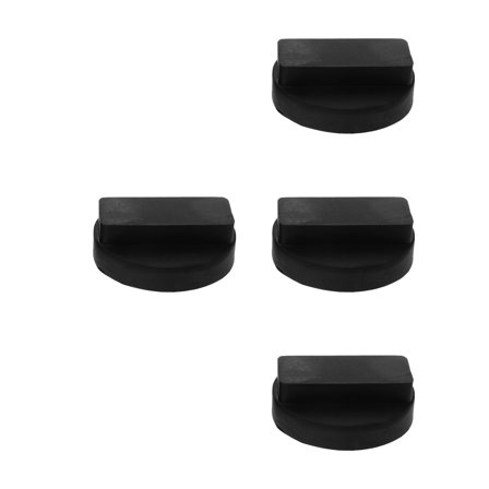 Hemoton  Set of 4 Heavy Duty Jack Stands Pinch Weld Pad Car Transmission Black