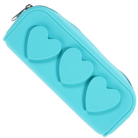 BESTYASH Silicone Makeup Brush Organizer Bag with Zipper, Travel Cosmetic Brush Holder Pouch for Easy Storage