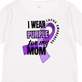 thumbnail image 4 of Inktastic I Wear Purple For My Mom Lupus Awareness Boys or Girls Long Sleeve Toddler T-Shirt, 4 of 5