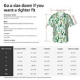 thumbnail image 4 of Fotbe Cactus Plants1 Hawaiian Shirt for Men Unisex Summer Beach Casual Short Sleeve Cotton Linen Button Down Shirts-XX-Large, 4 of 5