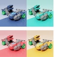 thumbnail image 4 of Coche De Transformación De Dinosaurio Deformación Automática Después Del Impacto Coche De Juguete De Inercia De Rotación De 360 ° Adecuado Para Juguetes De Interacción Para Niños De 4 Años En Adelante Muyoka Hogar, 4 of 7