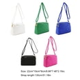 thumbnail image 3 of Bolso bandolera Minnieouse de piel sintética azul con cremallera y correa ajustable, 3 of 6