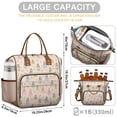 thumbnail image 5 of Beige Princess Watercolor Dress Pattern Womens Lunch Box for Work,Insulated Large Lunch Bag for Tween and Teen,Loncheras Para Mujer,Leakproof Adult Lunch Bag for Work,Beach,Travel,Picnic,Camping, 5 of 7
