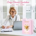 thumbnail image 4 of WaaHome Nurse Gift Bag with Tissue Paper - Pink Nurse Appreciation Gifts Bag for Women 11.5"Medical Paper Thank You Gift Bag for Nurses Week Doctors Day Healthcare Workers Nursing School Grad Gift, 4 of 7