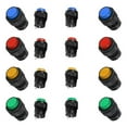thumbnail image 2 of 5/20PCS Self-locking 16MM Latching/Momentary Push Button Switch with 5Color LED Lighting 4Pin R16-503/AD R16-503/BD, 2 of 6