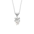 thumbnail image 2 of Delight Jewelry Silvertone Cat with Yarn Silver tone Bow Heart Necklace, 2 of 4