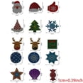 thumbnail image 3 of Women Christmas Pasties Nipple Cover Glitter Cartoon Santa Elk Snowflake Disposable Breast Stickers Self-Adhesive Holiday Invisible Bra Lingerie, 3 of 20