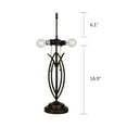 thumbnail image 3 of CHLOE Lighting Retro-Style Stained Glass 2-Light Table Lamp 18" Shade, 3 of 7