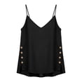 thumbnail image 4 of Neewe Tank Top for Women Summer Button Down V Neck Spaghetti Strap T Shirts Sleeveless Loose Fit Fashion Tops 2026, 4 of 8