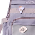 thumbnail image 3 of Mochila Para Mujer Con Bolso Con Asa Superior Mochilas Femeninas Para Regalo Senderismo Vacaciones Púrpura, 3 of 8