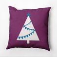 thumbnail image 2 of 16" x 16" Simply Daisy Garland Tree Polyester Accent Pillow, Purple (1 Count), 2 of 4