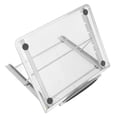 thumbnail image 1 of Support Ordinateur Portable de Bureau, Support Ordinateur Portable Universel Sûr 6 Niveaux Inclinable Réglable pour le Refroidissement Noir, Argent, 1 of 7