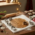 thumbnail image 6 of Virelaxpo Stainless Steel Christmas Cookie Cutters with Santa Claus Shape, Baking Tool for Holiday Treats and DIY, 6 of 6