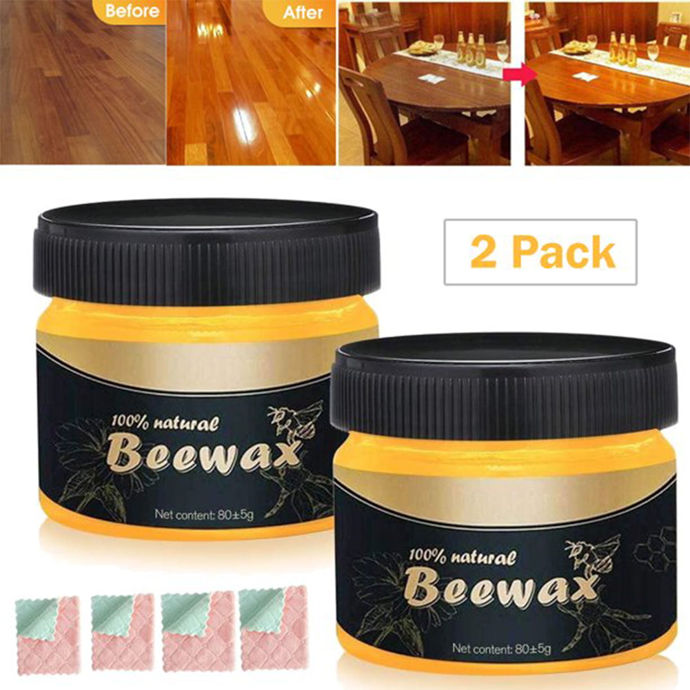 Wood Seasoning Beewax Multipurpose Natural Pure Bee Wax Polish Furniture Clean 
