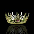 thumbnail image 3 of 4 Pieces Royal King Plastic Crown Queen Plastic Crown Birthday Crowns Costume Accessory, 3 of 5