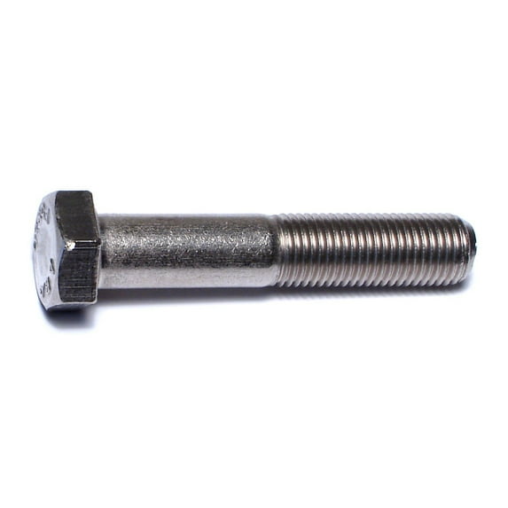 3/8"-24 x 2" 18-8 Stainless Hex Cap Screws CSHSS-273 (6 pcs.)