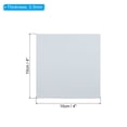 thumbnail image 2 of 10pcs Galvanized Steel Sheet, 10x10cm Metal Sheet Galvanized Steel Plate Panels 0.5mm Thick for Roof Flashing, 2 of 5