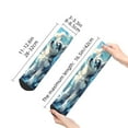 thumbnail image 4 of Pofeuu Cloud Sunshine Puppy Print 30cm Socks, Adult Running Hiking Socks for Youth and Adult, 4 of 7