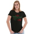 thumbnail image 3 of Funny Christmas Carol Dating Player Womens Slim Fit Graphic Tee Brisco Brands S, 3 of 5