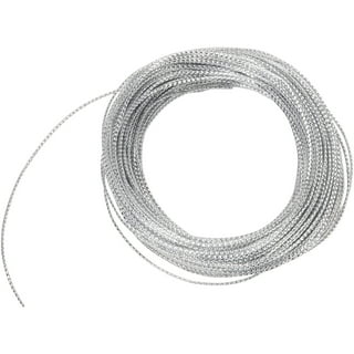 Cousin DIY 0.45mm Beading Wire, Silver Stainless Steel Metal, 7-Strand  Wire, 40 ft.