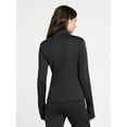 thumbnail image 3 of Ozark Trail Women's Warmest Thermal Long Sleeve Fleece Mockneck Top, Sizes XS-XXL, 3 of 6