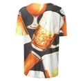 thumbnail image 2 of Tops Cortos para Mujeres, Oktoberfest Casual Impreso Cuello Redondo Manga Corta Camiseta Top Hecho de Poliéster para la Primavera Verano Uso Diario, Camisetas Casuales de Mujer, 2 of 5