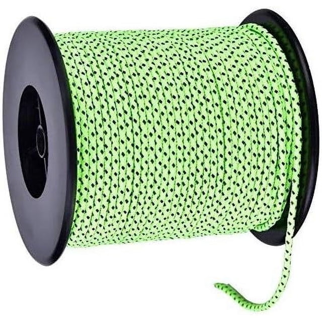High-Tensile Strength Dyneema Reel Line, Versatile Micro Cord Polyester Pp 50m Green, High-Visibility Weather-Resistant Line For Tent Guyline Clothesline