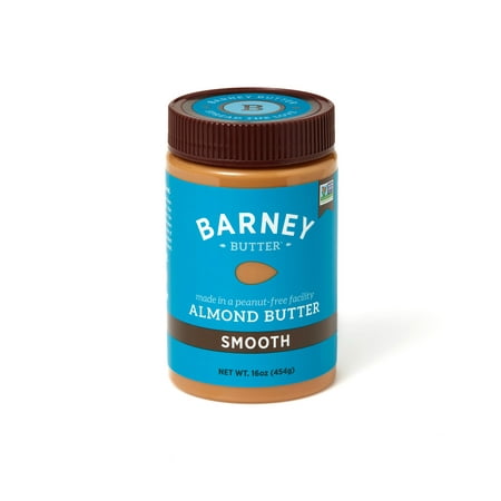 Barney Butter Smooth Almond Butter, 16 oz (The Best Almond Butter)