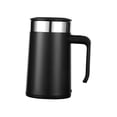 thumbnail image 3 of Vaso mezclador eléctrico de acero inoxidable, botella mezcladora de proteínas eléctrica automezcladora negro, 3 of 9