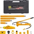 thumbnail image 1 of 10-Ton Porta Power Kit Heavy Duty Hydraulic Ram with Shockproof Storage Case Complete Set for Frame Repair Lifting Auto Shop and Construction Equipment, 1 of 7