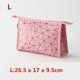 thumbnail image 1 of Bolsa de cosméticos impermeable de alta capacidad para mujer, neceser de cuero PU, organizador de viaje, bolsa de almacenamiento de maquillaje para ducha qiuyongming unisex, 1 of 2