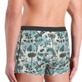 thumbnail image 3 of Fotbe Flowers In Vintage Men’s Total Support Pouch Boxer Briefs, X-Temp Cooling, Moisture-Wicking Underwear, Regular, Long-leg and Trunk-, 3 of 6