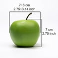 thumbnail image 2 of 12 Pcs 8inch Green Fake Apples Decoration Lifelike Plastic ApplesFaux Fruits for Home Kitchen Decoration (Green), 2 of 3