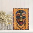 thumbnail image 2 of African Mask Decorative Painting/Canvas Art， Ideal for Living Room， Bedroom， Office， Study， Home Decor， Featuring Ethnic Beadwork and Tribal Art Design， Cultural Wall Art., 2 of 8