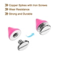 thumbnail image 3 of Kit de Clous et Pointes 20Ensemble, Pointes Conique 7.5 x 8mm Rivets Punk Rock, Rose, 3 of 7