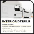 thumbnail image 4 of Diecast Masters Freightliner Semi Truck | New Cascadia Sleeper Cab Truck Tractor | 1:50 Scale Model Semi Trucks | Pearl White Diecast Model by Diecast Masters 71027, 4 of 8