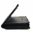 thumbnail image 7 of Black Genuine Leather ID Credit Cards Pocket Business Center Flap Men's Thin Wallet, 7 of 7