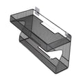 thumbnail image 4 of Lipstore Wall Hanging Router Shelf Holder Router Rack for Media Boxes Remote Controls 30cmx10cmx20cm, 4 of 7