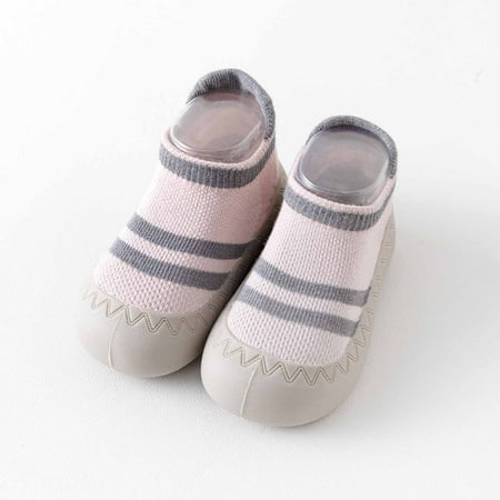 

Hipattires Girls Shoes Toddler First Walking Pink Fashion Sandals Comfort Boys Cotton Shoes
