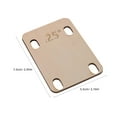 thumbnail image 2 of FESTFENDS 3Pcs Guitar Accessories Wooden Khaki Neck Plate for Musical Instrument Maintenance, 2 of 7