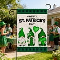 thumbnail image 5 of Cheapark St. Patrick's Day Home Garden Flag Shamrocks Decorative Printed for Outdoor Holiday Decoration Green, 5 of 6