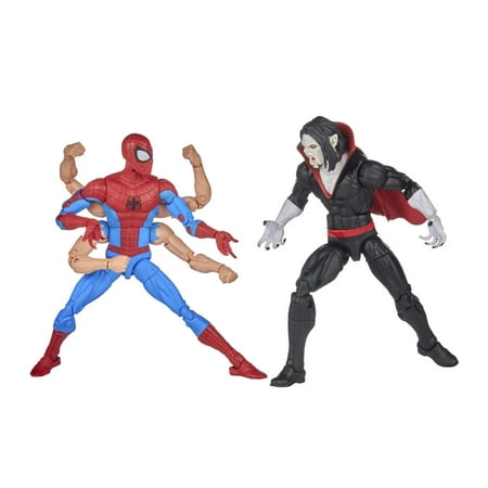 Marvel: Legends Spider-Man vs Morbius Kids Toy Action Figures for Boys & Girls Ages 4 5 6 7 8 and Up, 2 Pack